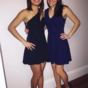 Black cocktail dress